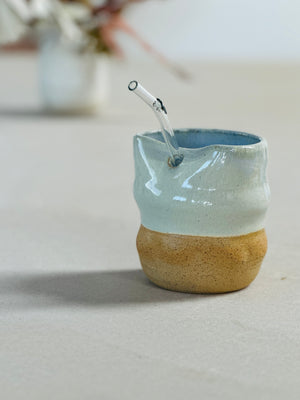 Iced Latte Cup - Dusty blue